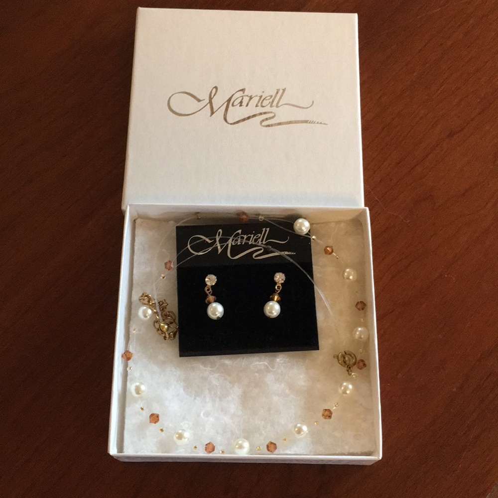 ♦️✅Mariell copper necklace & earring set - Picture 5 of 5
